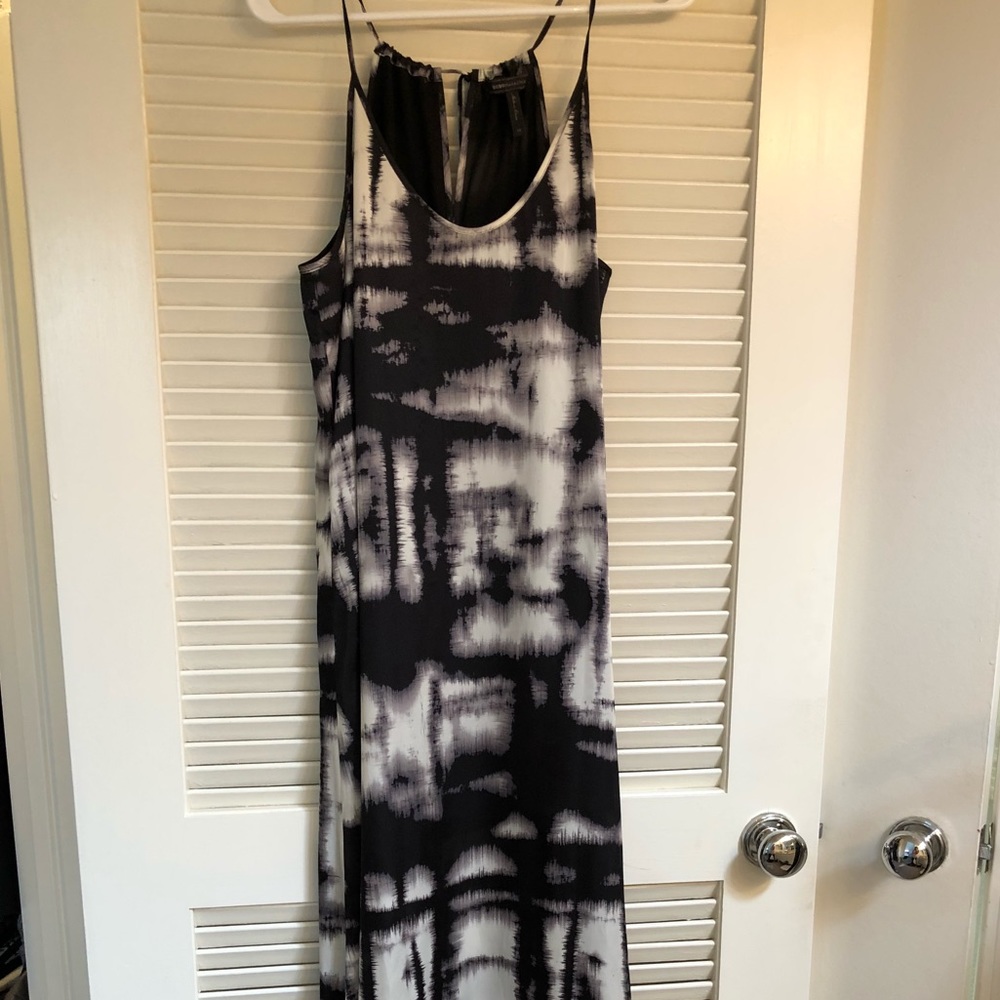 BCBGMaxAzria Black & White Maxi Dress